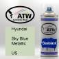 Preview: Hyundai, Sky Blue Metallic, US: 400ml Sprühdose, von ATW Autoteile West.